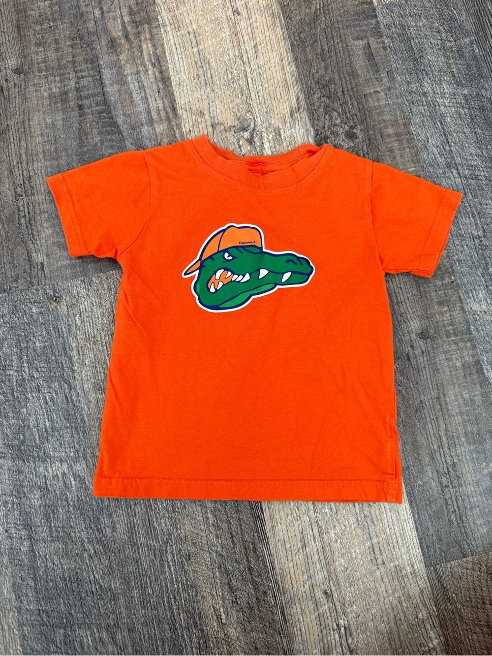 Kids Orange Gator Graphic Tee - University Style